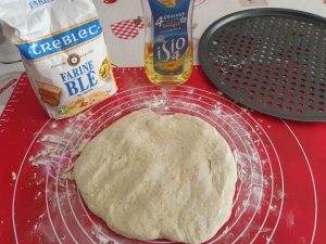 Pizza chorizo lardons par "Les Recettes de Titi"