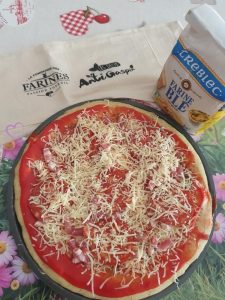 Pizza chorizo lardons par "Les Recettes de Titi"