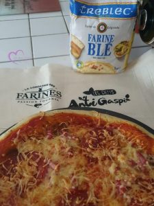 Pizza chorizo lardons par "Les Recettes de Titi"