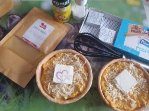 Quiches potiron curry et Kiri par "Les Recettes de Titi"