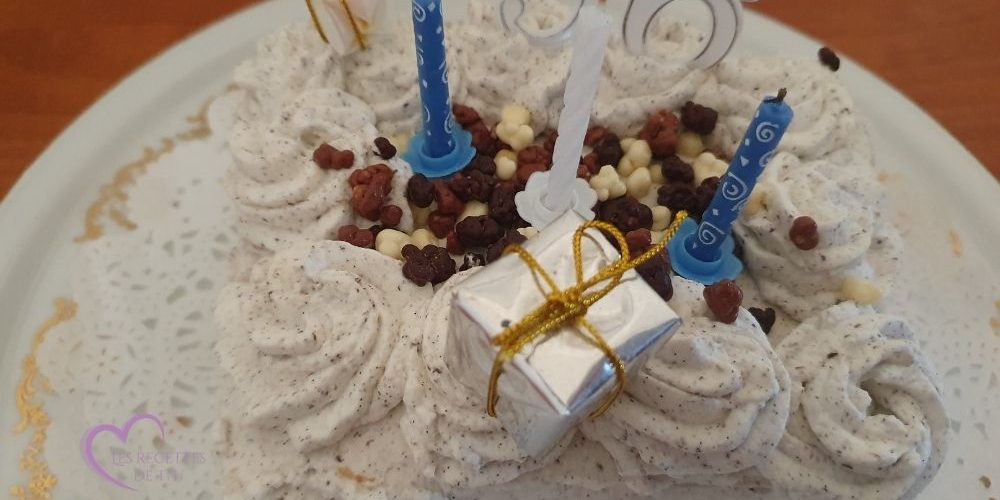 Biscuit garni café vanille