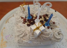 Biscuit garni café vanille