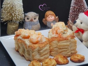 bouchées feuilletées aux fruits de mer par "Les Recettes de Titi"