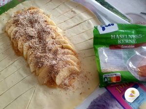Feuilleté aux pommes et à la noisette par "Les Recettes de Titi"