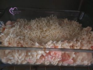 Gratin de coquillettes à la truite fumée et au lait de coco par "Les Recettes de Titi"