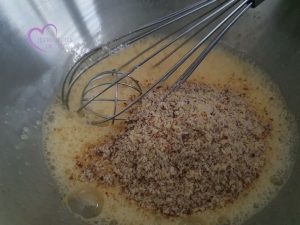 Gâteau de brioche perdue aux noisettes par "Les Recettes de Titi"