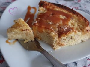 Gâteau de brioche perdue aux noisettes par "Les Recettes de Titi"