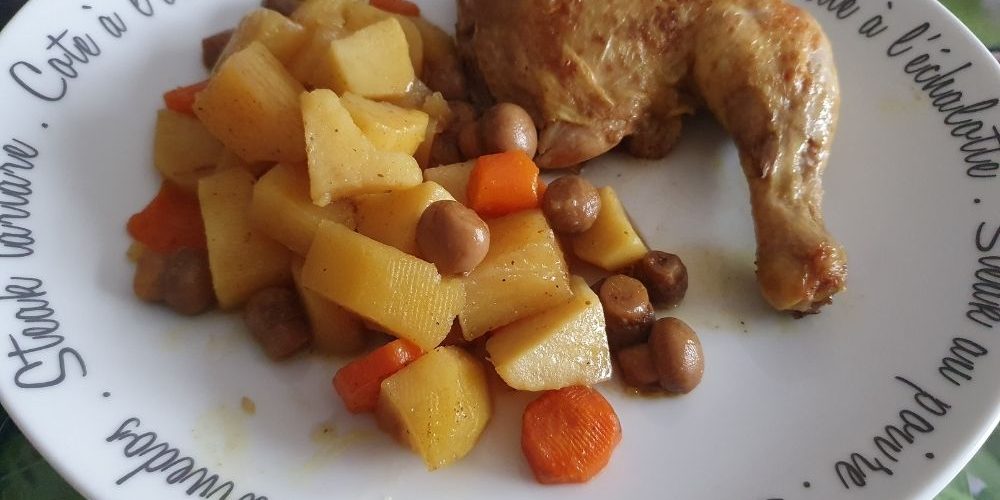 Poulet et légumes au Cookeo