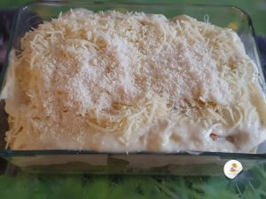 Gratin de choux-fleurs et poissons panés par "Les Recettes de Titi"