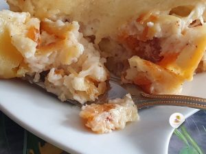 Gratin de choux-fleurs et poissons panés par "Les Recettes de Titi"