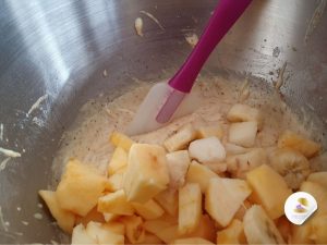 Cake aux fruits et aux amandes par "Les Recettes de Titi"