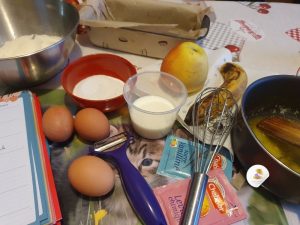 Cake pomme bananes par "Les Recettes de Titi"