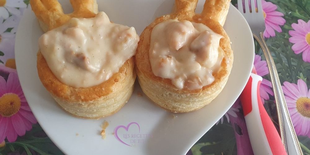 Lapins feuilletés saumon béchamel