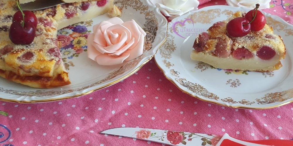 Clafoutis cerises et noix de coco