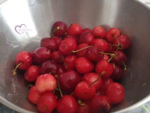 Clafoutis cerises et noix de coco par "Les Recettes de Titi"