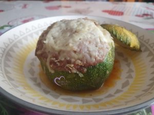 Courgette ronde farcie par "Les Recettes de Titi"