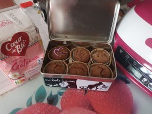 Muffins choco bananes au Cake Factory par "Les Recettes de Titi"