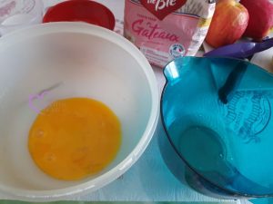 Gâteau aux pommes au lait de coco par "Les Recettes de Titi"