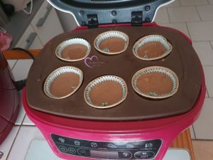 Muffins choco bananes au Cake Factory par "Les Recettes de Titi"