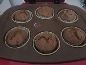 Muffins choco bananes au Cake Factory par "Les Recettes de Titi"