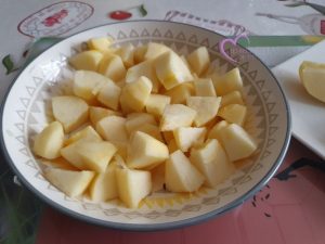 Gâteau aux pommes au lait de coco par "Les Recettes de Titi"