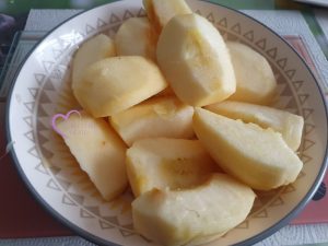 Gâteau aux pommes au lait de coco par "Les Recettes de Titi"