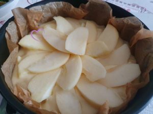 Gâteau aux pommes au lait de coco par "Les Recettes de Titi"