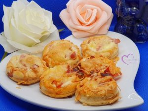Mini quiches aux lardons et chorizo par "Les Recettes de Titi"