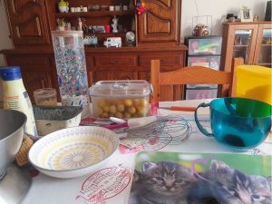 Cake aux mirabelles par "Les Recettes de Titi"