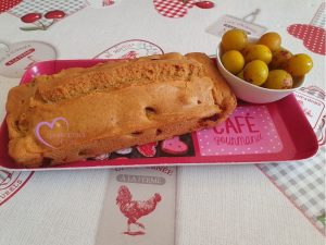 Cake aux mirabelles par "Les Recettes de Titi"