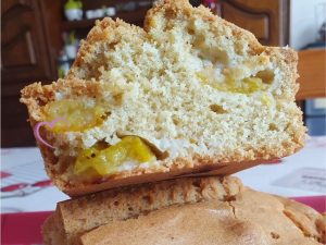 Cake aux mirabelles par "Les Recettes de Titi"