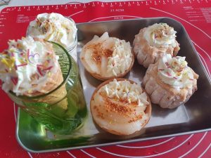 Charlottes et tartelettes aux poires par les "Recettes de Titi"