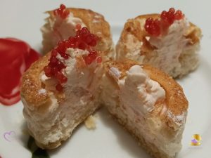 Mini bouchées feuilletées à la truite fumée et au fromage frais "Par les Recettes de Titi"
