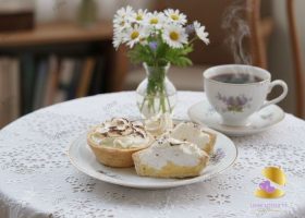 Mini tartelettes clémentine meringuées à ma façon