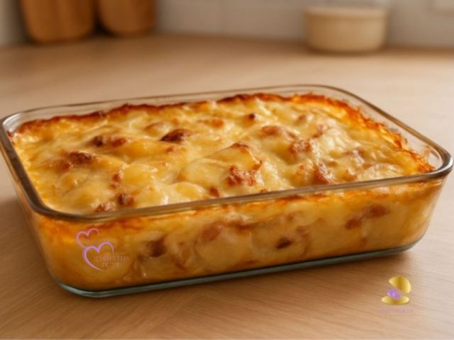 gratin de pommes de terre au chaource par "Les Recettes de Titi"