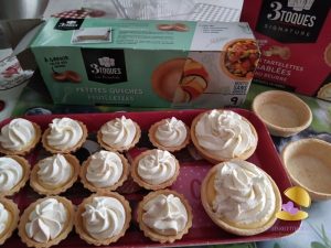 Mini tartelettes clémentine meringuées à ma façon par "Les Recettes de Titi"