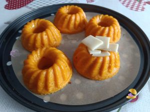 Petits flans aux carottes au cumin par "Les Recettes de Titi"