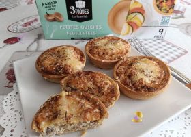 Petites quiches feuilletées au thon et au cumin