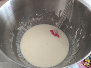 entremets aux pêches au sirop par "Les Recettes de Titi"
