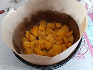 entremets aux pêches au sirop par "Les Recettes de Titi"