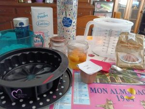 Gâteau moelleux au flan praliné par "Les Recettes de Titi"