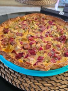 Tarte à la rhubarbe de Dédé par "Les Recettes de Dédé"